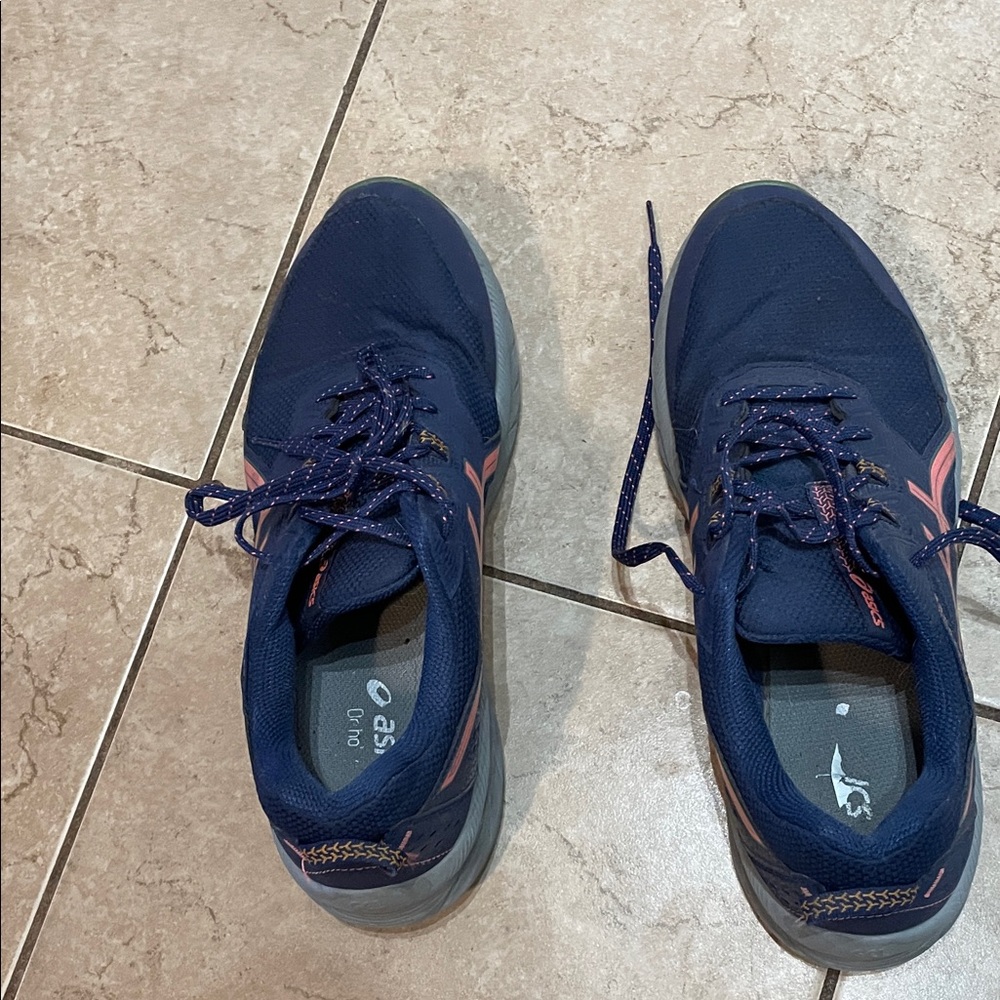 ASICS Women’s Blue and Pink Athletic Shoes